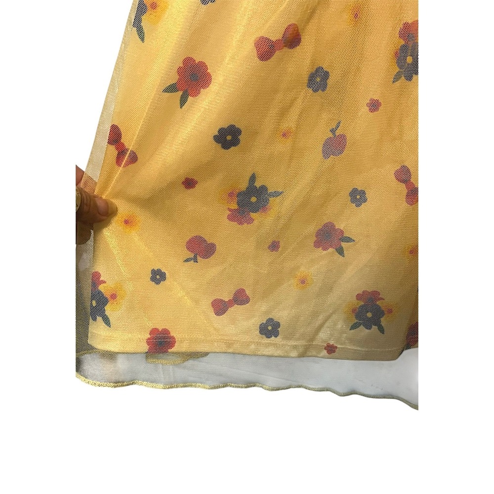 Disney Snow White Fantasy Nightgown 4T Blue Yellow - Picture 4 of 8